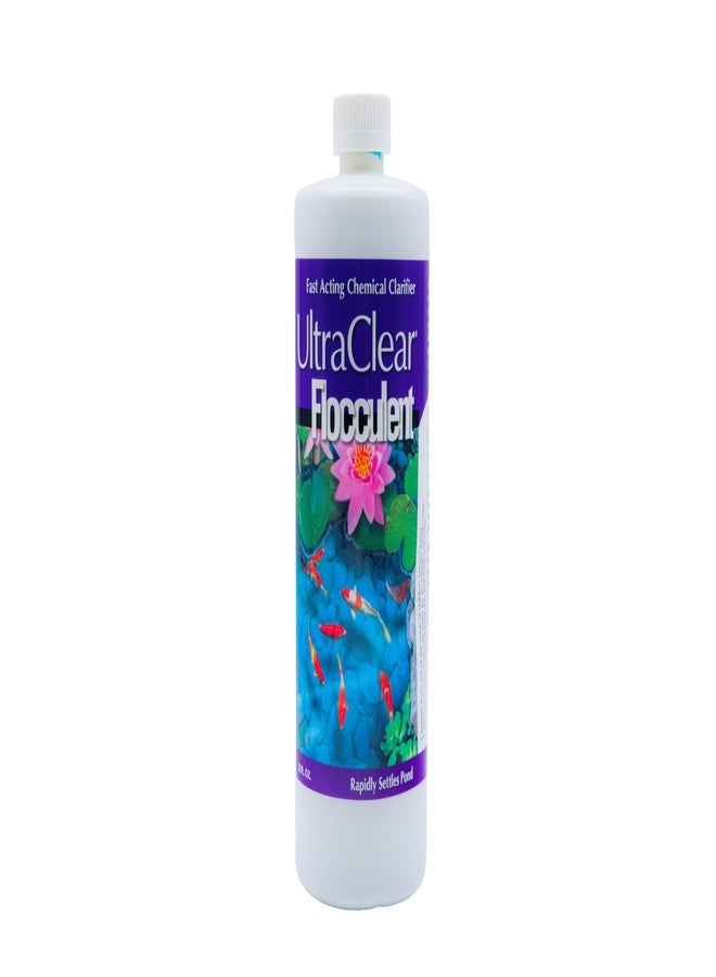 UltraClear Flocculant 32oz - Fast-Acting Pond Water Chemical Clarifier - Binds Fine Particles, Clears Cloudy Water - Safe for Fish & Plants When Used as Directed - Image 1