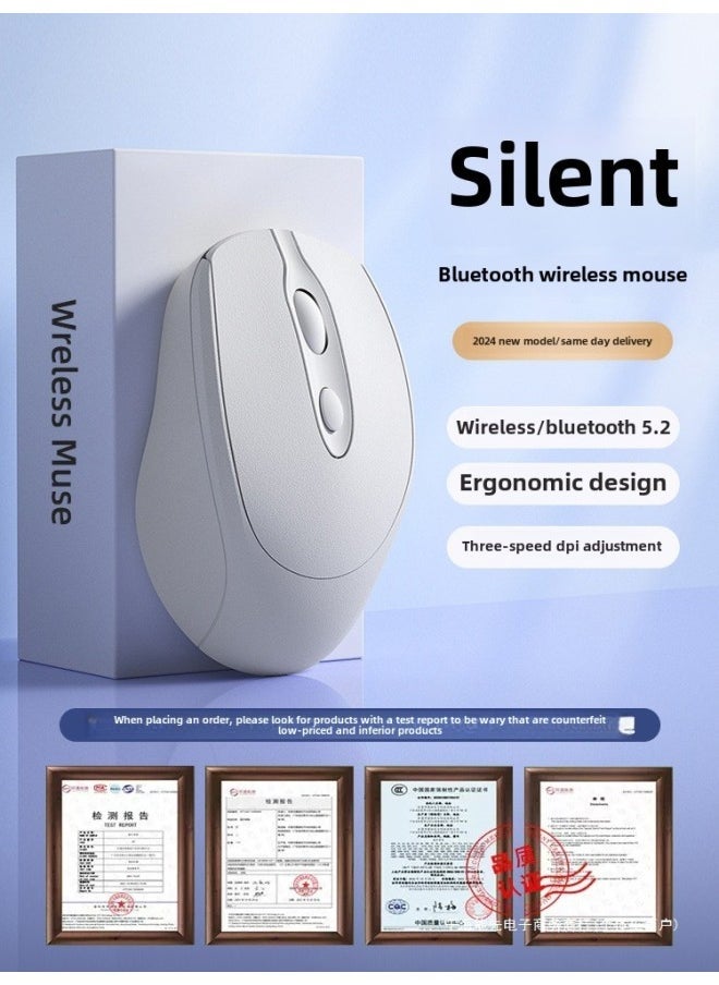 YUSHEDA Wireless Mouse For Girls Office Quiet Silent Charging For Asus HP Lenovo Dell Computer-Specifications: Dual Mode + Charging Battery Life 100 Days  - Image 2