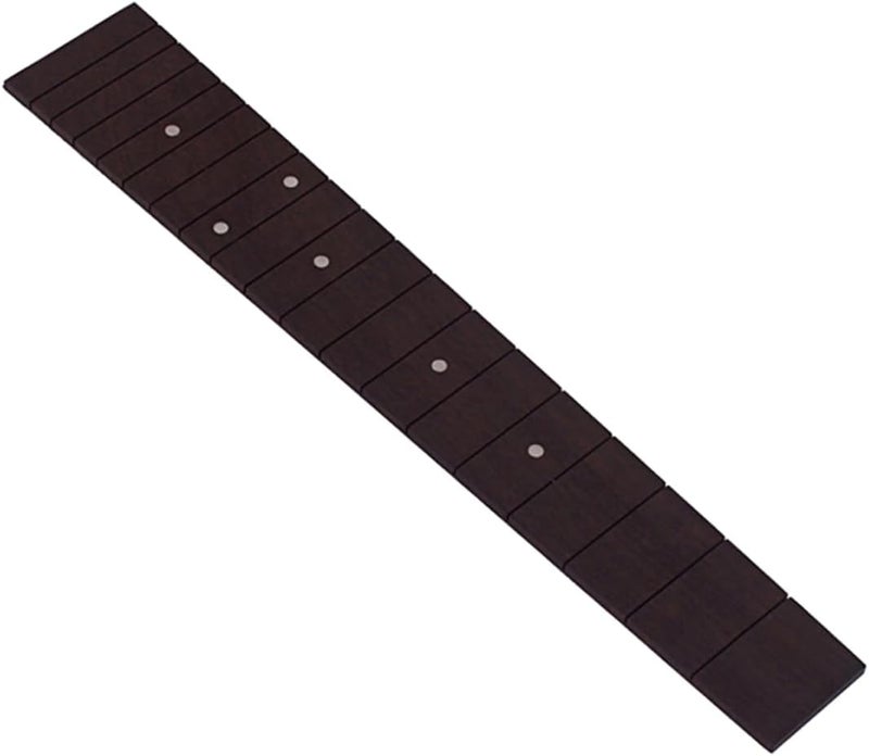 Ukulele Parts Ebony Fretboard Genuine Wood Wear-resistant for Longevity - Image 1