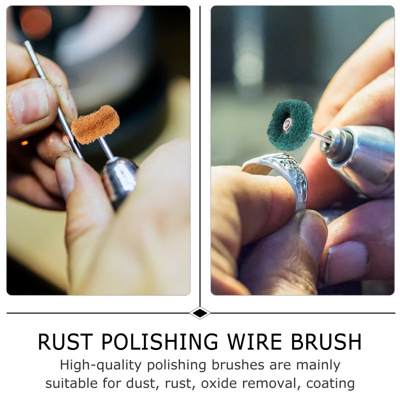 40pcs Metal Wire Polishing Brush Mini Steel Wire Bowl Shape Polishing Brush - Image 2