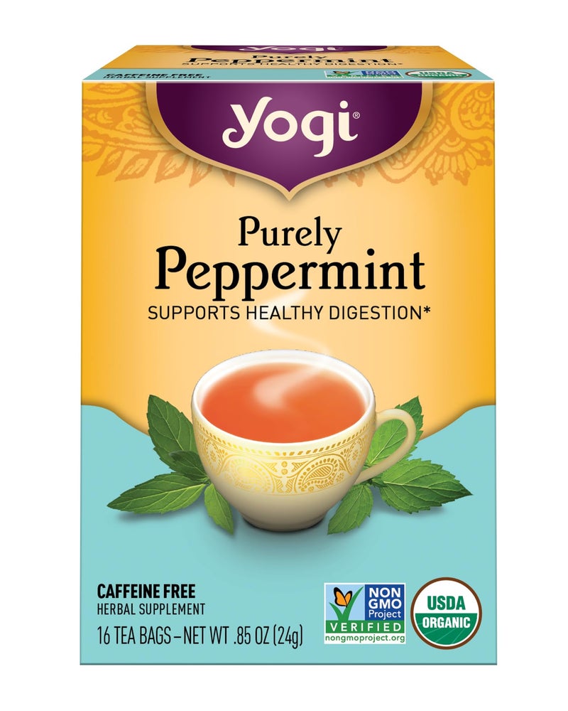 Yogi Tea Yogi Purely Peppermint Tea 16BAGS NET WT 0.85OZ (24G) - Image 1