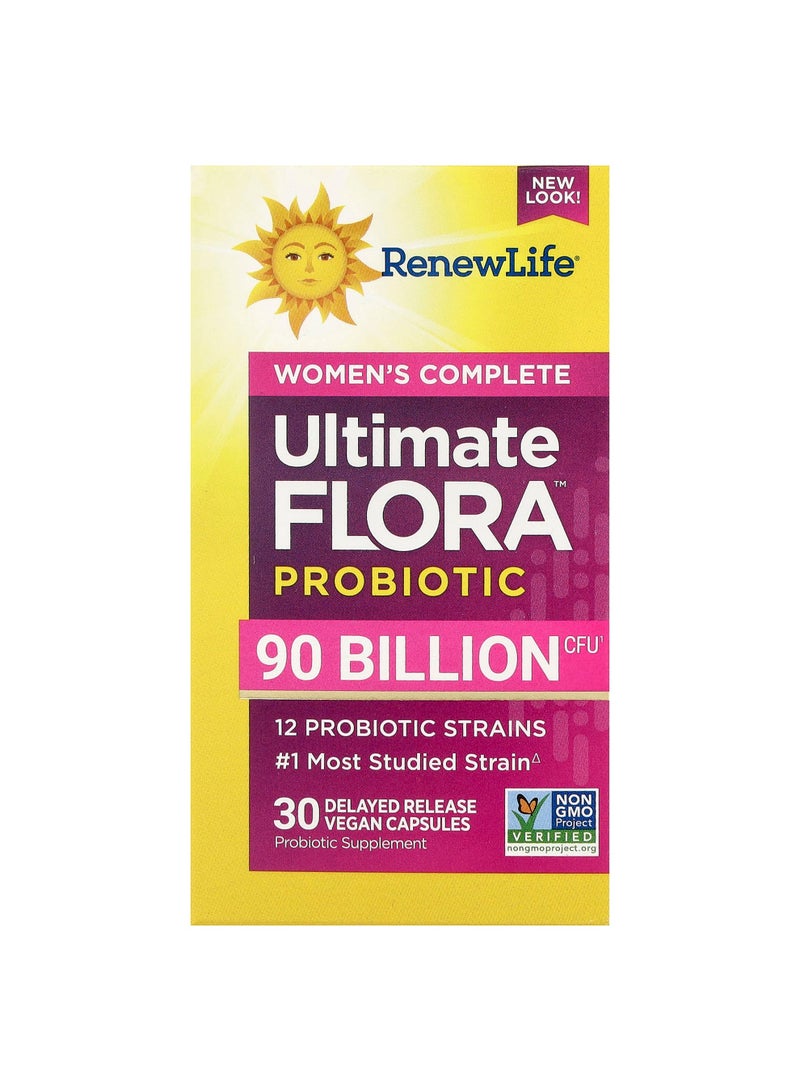 Women's Complete, Ultimate Flora™ Probiotic, 30 Delayed Release Vegan Capsules