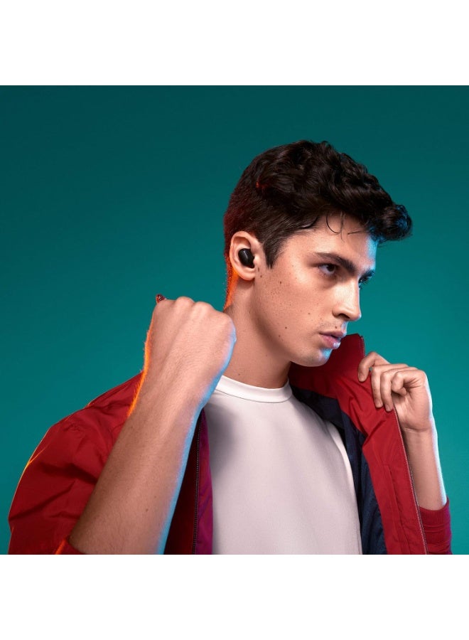 TWS Bluetooth 5.3 Wireless Earbuds with Charging Case, Deep Bass, Touch Control, Noise Reduction – Black - Image 2