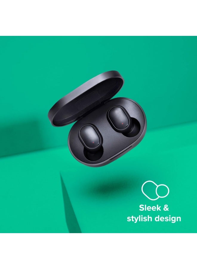 TWS Bluetooth 5.3 Wireless Earbuds with Charging Case, Deep Bass, Touch Control, Noise Reduction – Black - Image 3