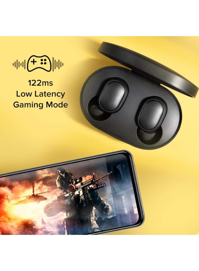 TWS Bluetooth 5.3 Wireless Earbuds with Charging Case, Deep Bass, Touch Control, Noise Reduction – Black - Image 5