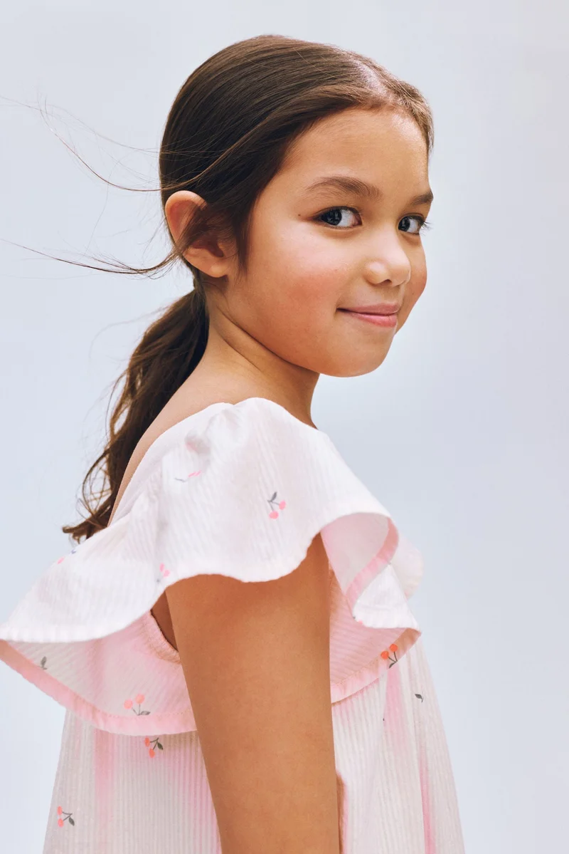 H&M  Flared cotton dress for Women | Best Price UAE