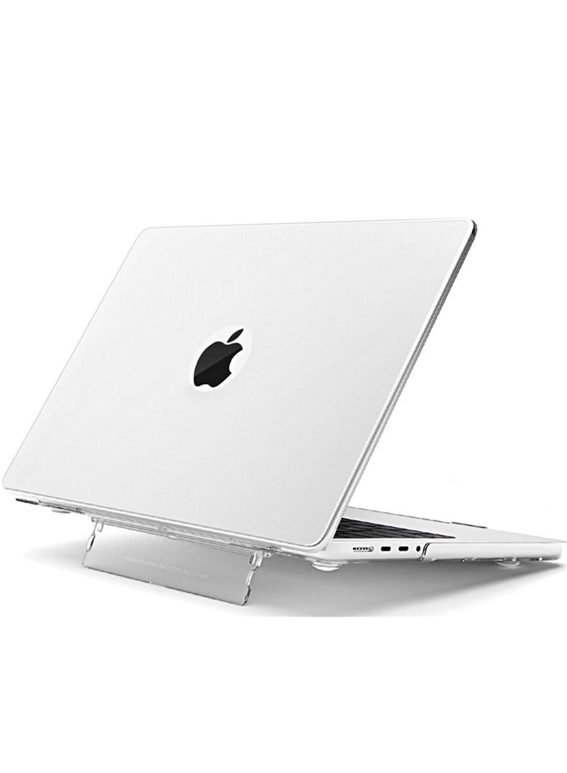 من الصعب حالة قفل نوع القضية ، مع دعم للطي ، متوافق مع ملحقات ماك بوك اير ( أبيض 13.6 الجوية ( a2681 / a3113 ) ) - Image 1