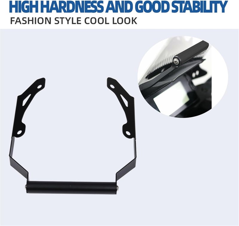 QASULER Motorcycle Phone Holder Bracket - Image 4