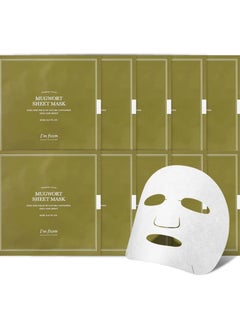 I'M FROM I'M From, Mugwort Sheet Mask, 10 Sheet, 0.67 Fl Oz 20 Ml  - Image 1