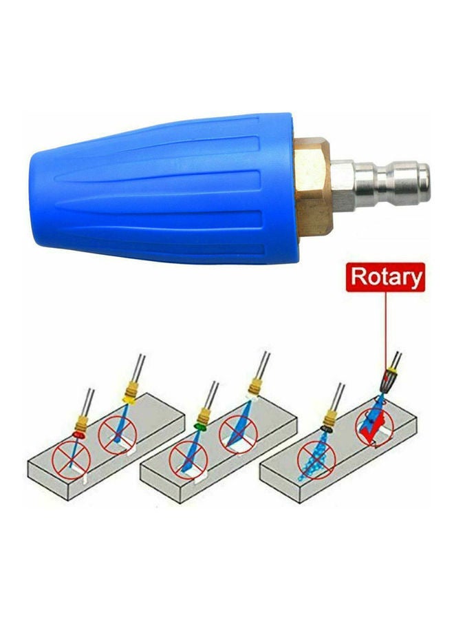 نيبمينينت فوهة محرك دوارة عالية الضغط 4000 رطل لكل بوصة مربعة مقاس 1/4 أزرق - Image 4