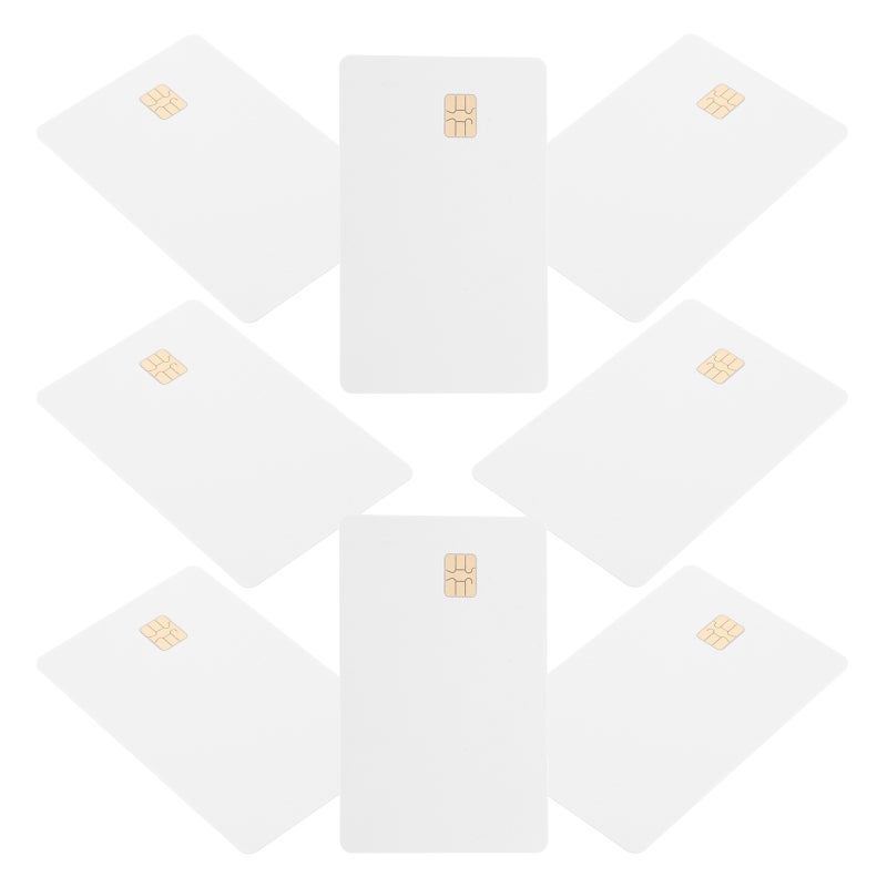 8pcs Blank PVC Cards for Badge White IC Chip PVC Card for Access Control System - Image 1