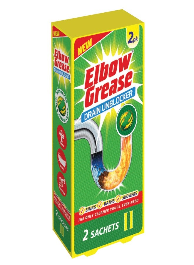 Elbow Grease Drain Unblocker 2 Sachets 2x25g - Image 1
