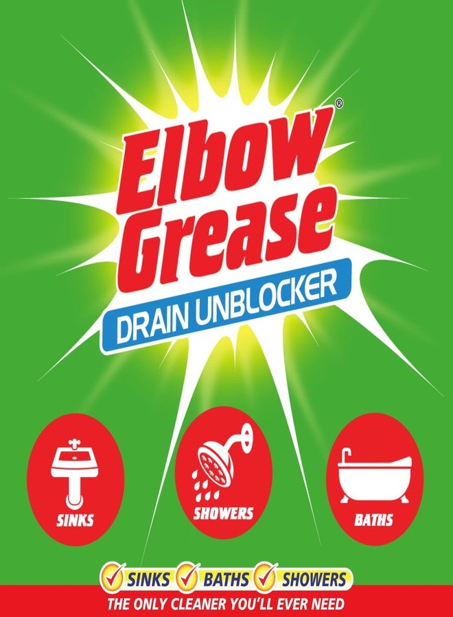 Elbow Grease Drain Unblocker 2 Sachets 2x25g - Image 2