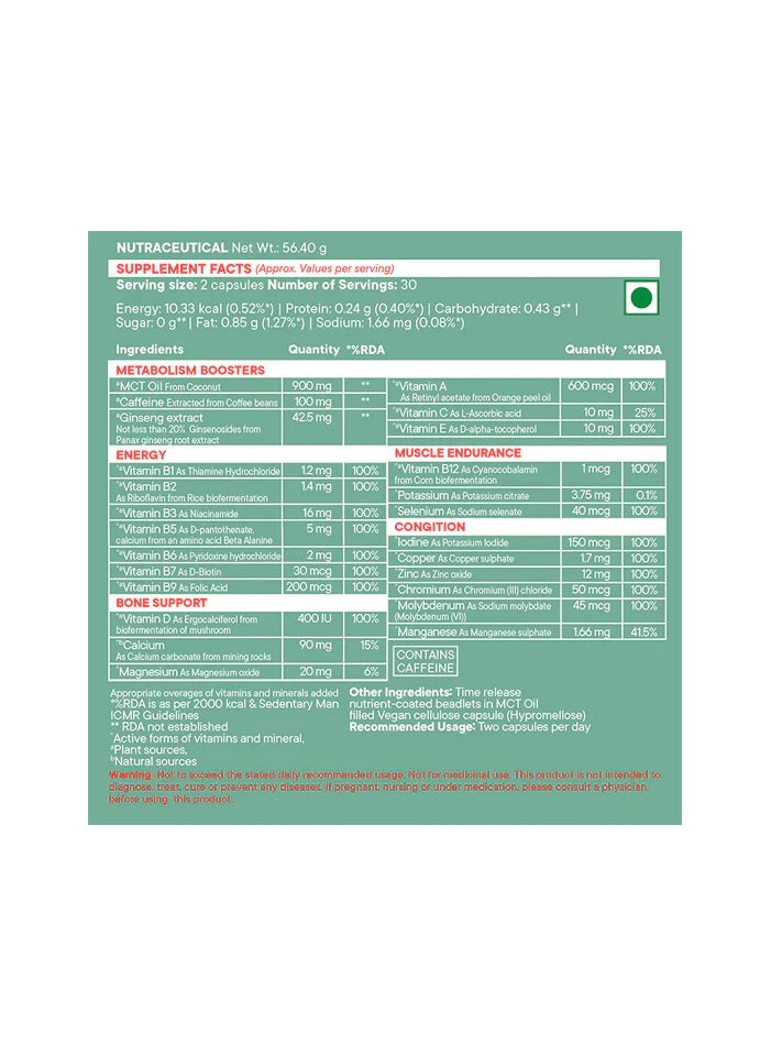 WELLBEING NUTRITION Slow Multivitamin for Him, 60 capsules  - Image 5