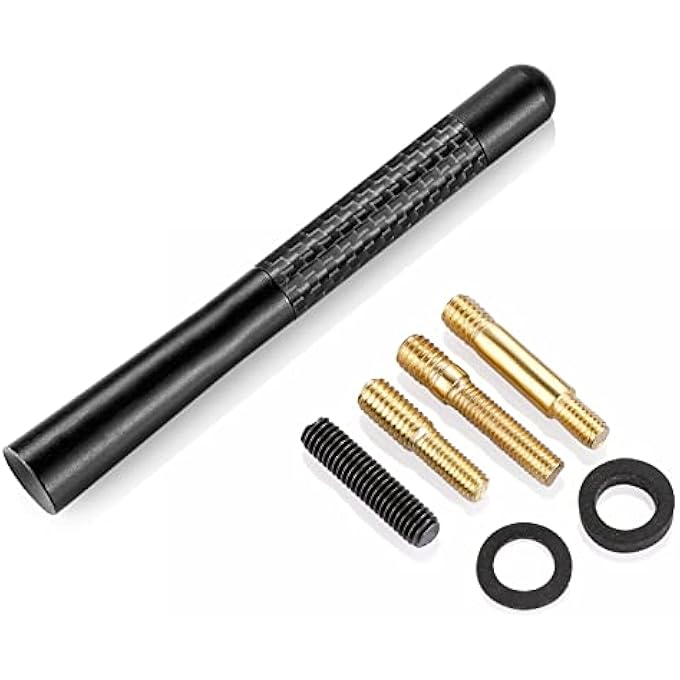 rayihni Ralliart Carbon Fiber Car Radio Antenna For Mitsubishi All Model Lancer Evolution Sportback Mirage Galant Outlander Sport - Image 2