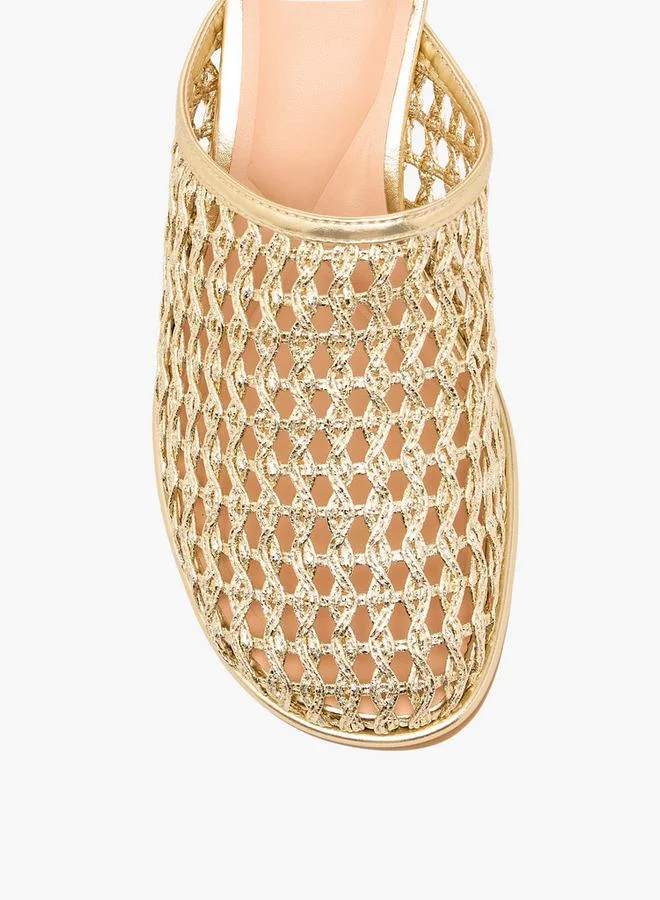 Celeste GOLD Women Stiletto Heel Mules for Women | Best Price UAE