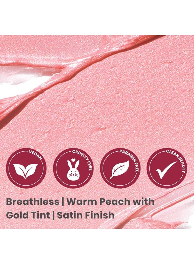 True + Luscious Super Moisture Lipstick – Clean, Vegan and Cruelty Free – Lasting Hydration for Dry Lips with a Satin Finish – Breathless Pink - Image 2