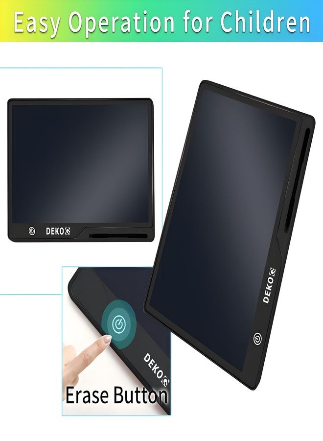 Dekoq LCD Writing Tablet for Kids 16 Inch, Toys for Girls Boys Drawing Pad for 3 4 5 6 7 8 Year Old Kid, Toddler Rechargeable Doodle Board Travel Essentials for Children (Black) - Image 4