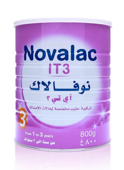 Novalac IT Stage 3 Improved Transit Toddlers Milk Formula For 1 To 3 Years 800g