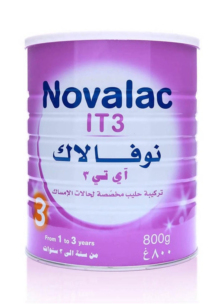 Novalac IT Stage 3 Improved Transit Toddlers Milk Formula For 1 To 3 Years 800g