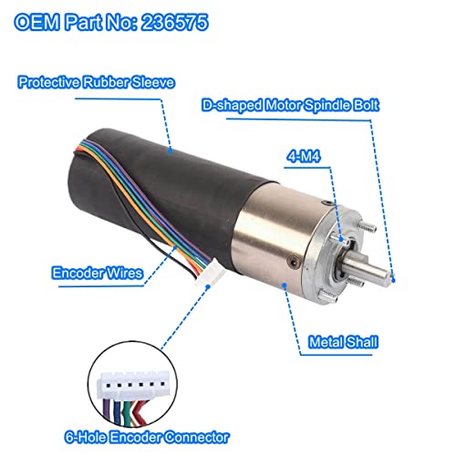 LDCRE 236575 محرك سلايد أوت مدمج في الحائط، متوافق مع نظام سلايد شوينتيك من ليبرت، محرك سلايد أوت لعربات السفر والكامبر، مجموعة محرك G-42 10 مم، نسبة تروس عالية العزم 300:1، 12 فولت - Image 3
