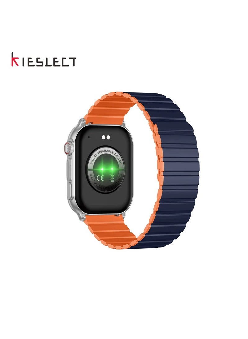 KIESLECT Kieslect Calling Watch Ks Pro - Silver , dual strap  - Image 4
