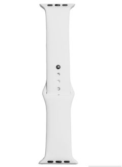 Generic Silicone Sport Band For Apple Watch Series 8 Ultra - 49mm - White  - Image 3