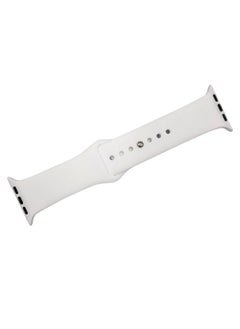 Generic Silicone Sport Band For Apple Watch Series 8 Ultra - 49mm - White  - Image 4