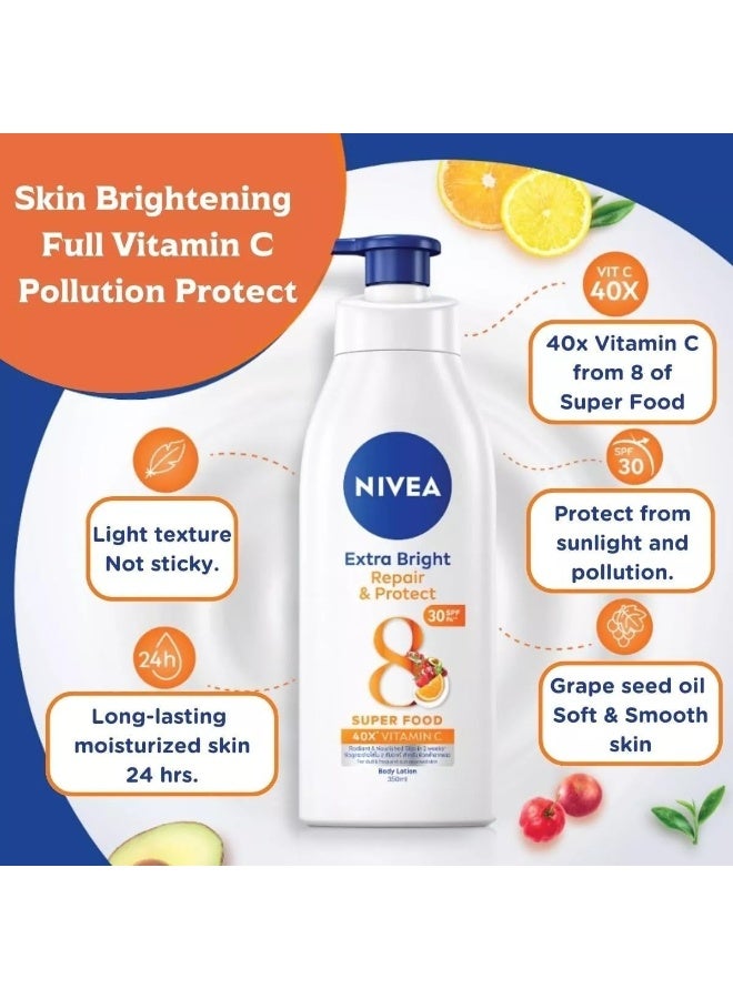 نيفيا لوشن الجسم المغذي للغاية لإصلاح وحماية البشرة بعامل حماية من الشمس 15 PA+ (380 مل) - Image 2