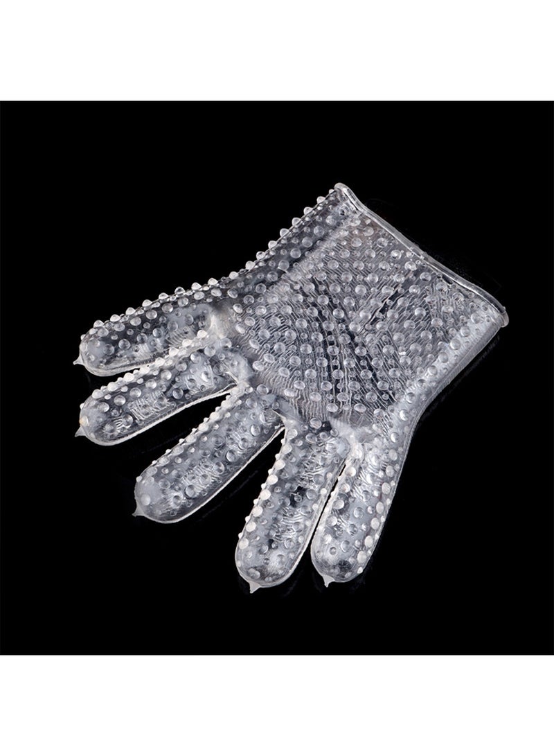 1 Pcs Safe Flexible Transparent Gel Gloves Covers Fingertip Sleeves Guards for Cracked Skin - Image 5