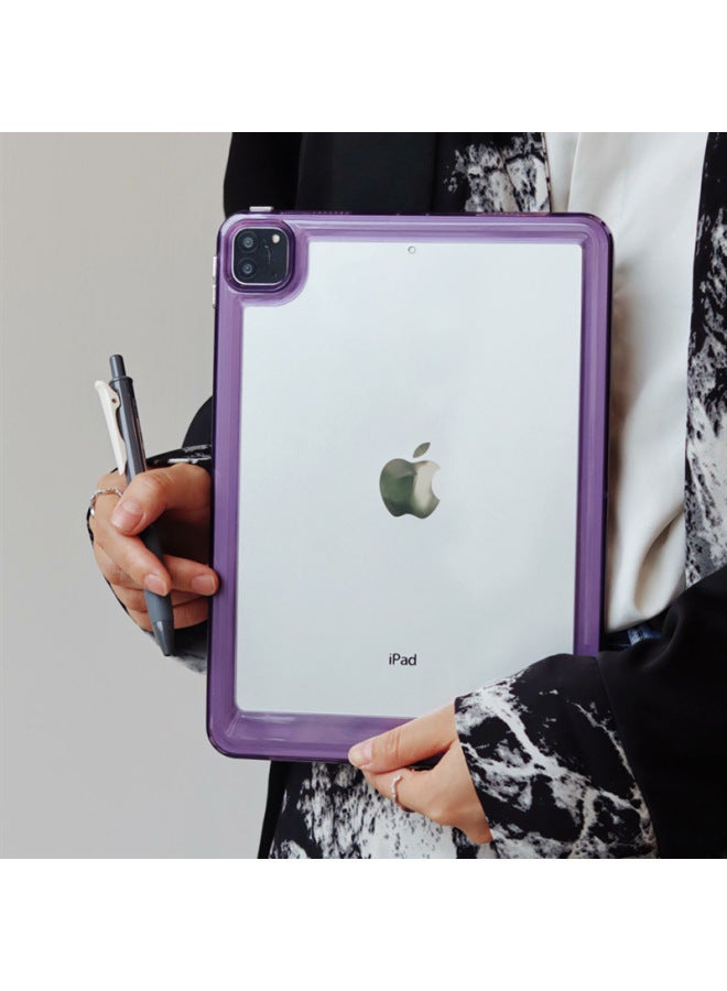 ينطبق على الجيل IPad10 من الأكريليك الشفاف Air3 غلاف واقٍ مضاد للانحناء 10.2 خفيف الوزن Mini56 غطاء شامل مقاوم للسقوط - اللون: غلاف فضائي - شفاف - الطراز القابل للتطبيق: الجيل ipad10 10.9 (2022) - Image 3
