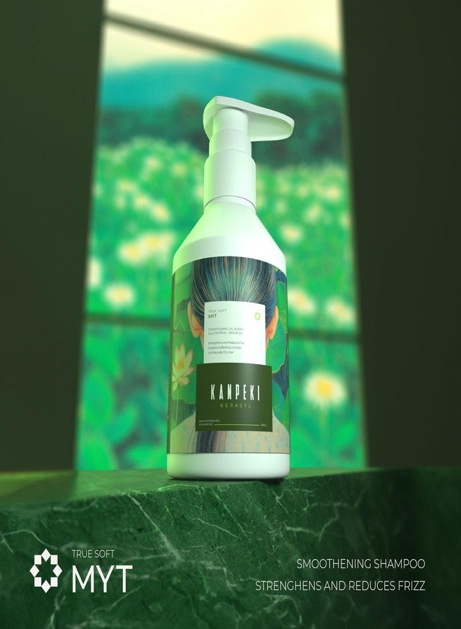 Kanpeki Kerasyl True Soft Shampoo For Smoothening Shampoo for Naturally Dry Hair | Deep Hydration and Frizz Control | Enriched with Argan Oil, Botanical Essence & Silk Proteins | Myt - 300ml - Image 3