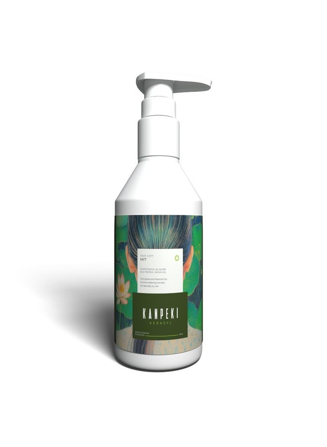 Kanpeki Kerasyl True Soft Shampoo For Smoothening Shampoo for Naturally Dry Hair | Deep Hydration and Frizz Control | Enriched with Argan Oil, Botanical Essence & Silk Proteins | Myt - 300ml - Image 1