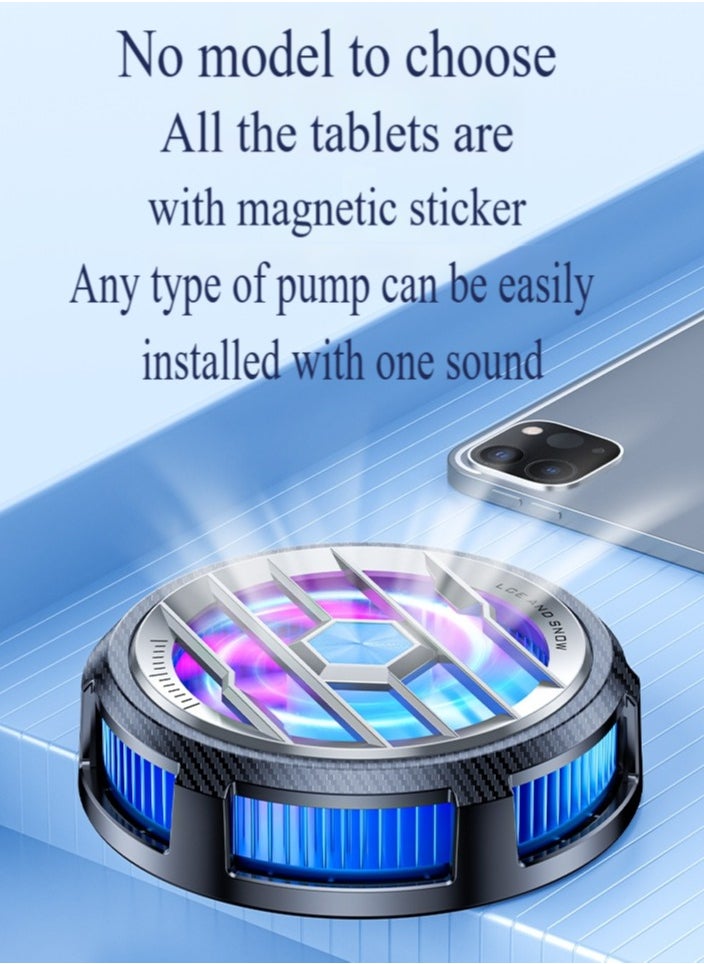 Healife - iPad Cooler, Magnetic Tablet Cooler for iPad/Surface pro/Samsung Tab, Steam Deck Compatible, Mobile Gaming Universal Cooler with Temperature Display, Tiktok Live - Image 1