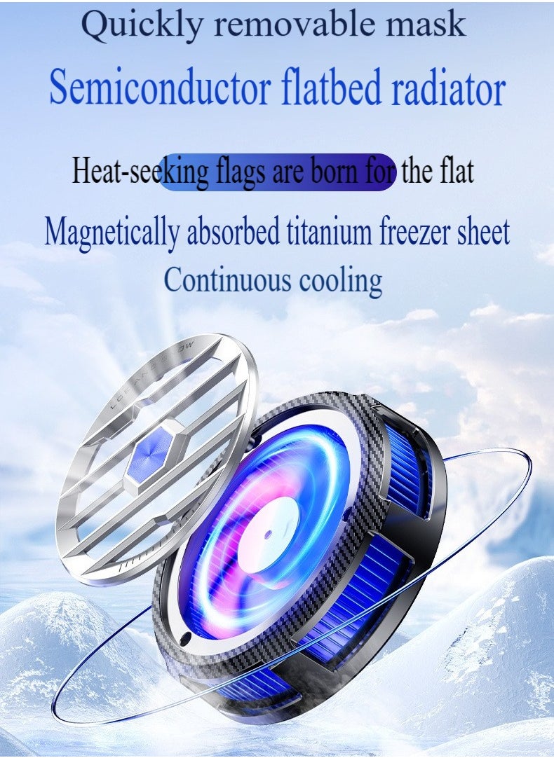 Healife - iPad Cooler, Magnetic Tablet Cooler for iPad/Surface pro/Samsung Tab, Steam Deck Compatible, Mobile Gaming Universal Cooler with Temperature Display, Tiktok Live - Image 1