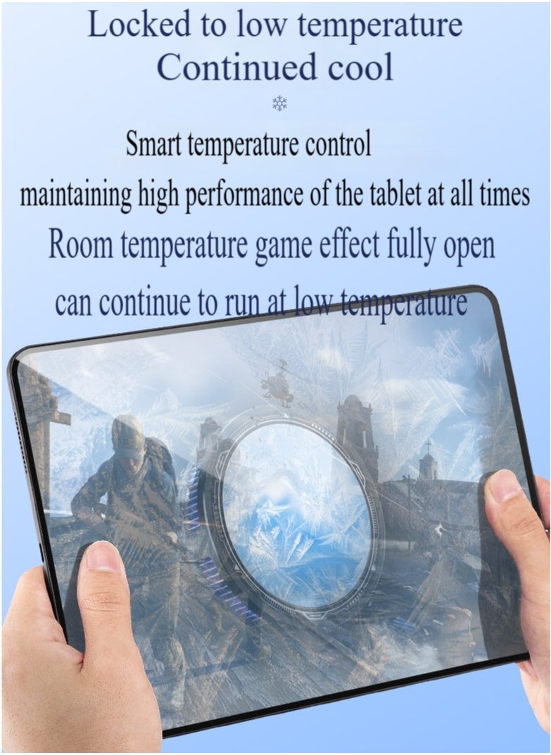 Healife - iPad Cooler, Magnetic Tablet Cooler for iPad/Surface pro/Samsung Tab, Steam Deck Compatible, Mobile Gaming Universal Cooler with Temperature Display, Tiktok Live - Image 1