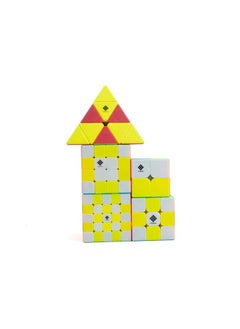 كوبليلو مجموعة مكعبات كيد دريفت 2×2، 3×3، 4×4، 5×5 وبيرامينكس بدون ملصقات  - Image 2