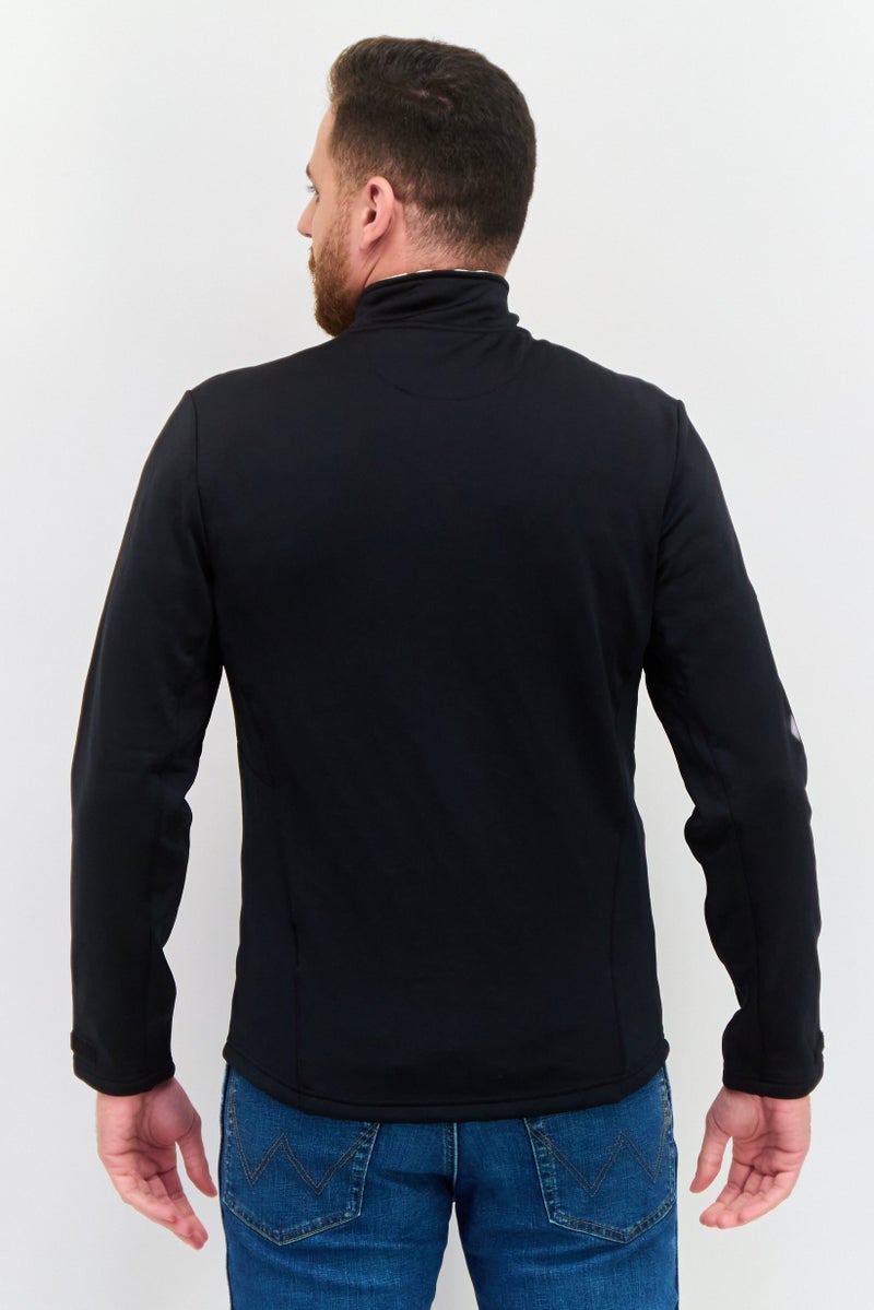 Lyle & Scott Men Plain Softshell Jacket, Black  - Image 3