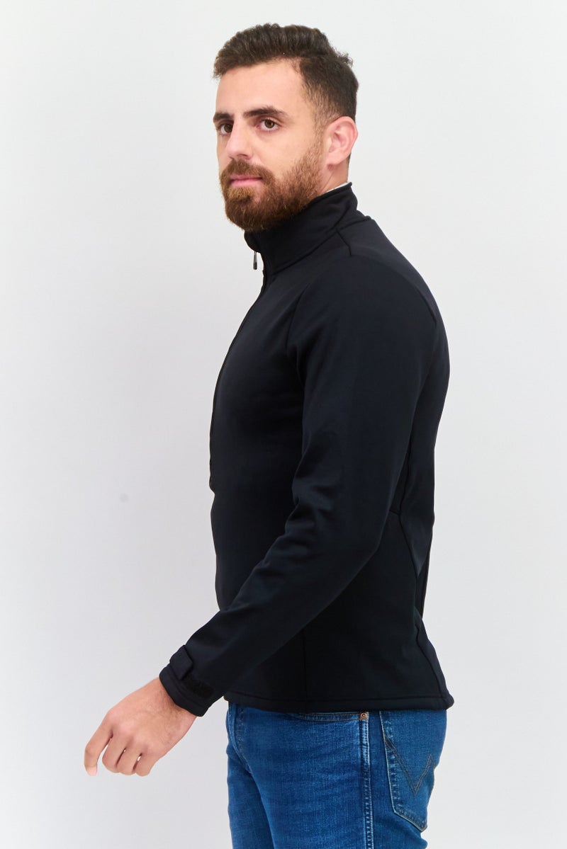 Lyle & Scott Men Plain Softshell Jacket, Black  - Image 2