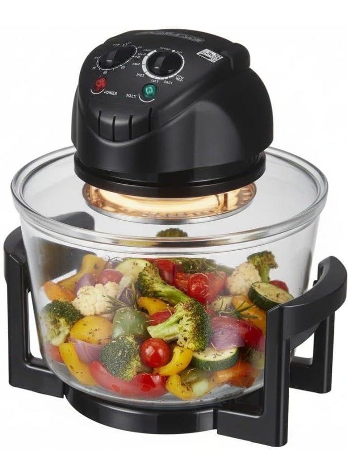 sokany 13L 1400W 6-in-1 Halogen Oven for Roasting, Grilling, or Frying. Features halogen technology for faster cooking times and higher efficiency (Healthy cooking: Uses less oil to cook healthier meals.) - SK-560 - Image 3