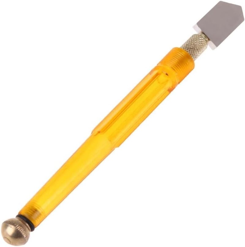 قاطع زجاج من السبائك بمقبض مضاد للانزلاق للألواح الزجاجية من 3 مم إلى 12 مم، أصفر اللون مقاس 6.7 بوصة - Image 5