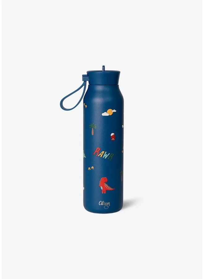Citron Citron - Stainless Steel Water Bottle - Dino - 500 ml