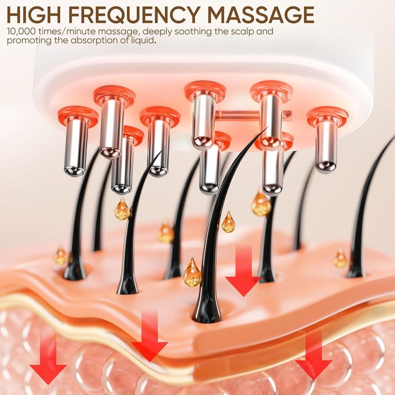 LeafLoom Electric Hair Oil Applicator Comb Promote Hair Growth Hair Massager for Men  Women New Applicator - Image 3