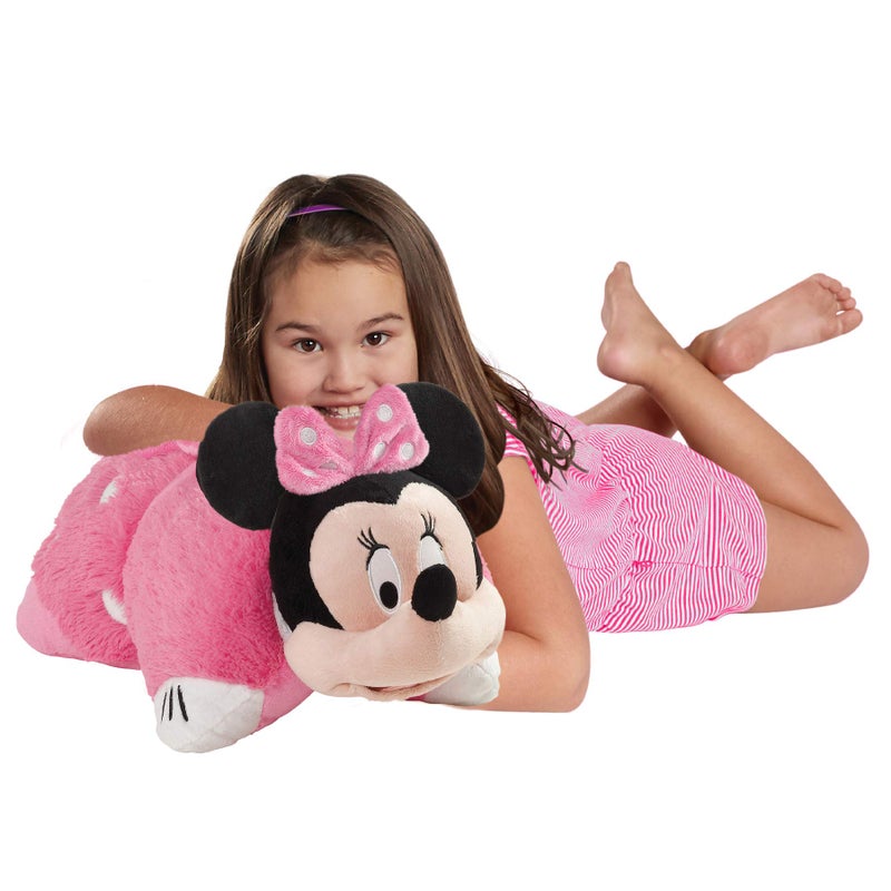 Pillow Pets Pink Minnie Mouse - Disney Stuffed Animal Plush Toy - Image 3