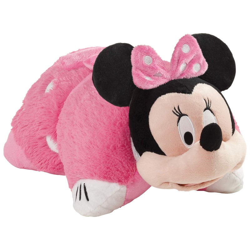 Pillow Pets Pink Minnie Mouse - Disney Stuffed Animal Plush Toy - Image 1