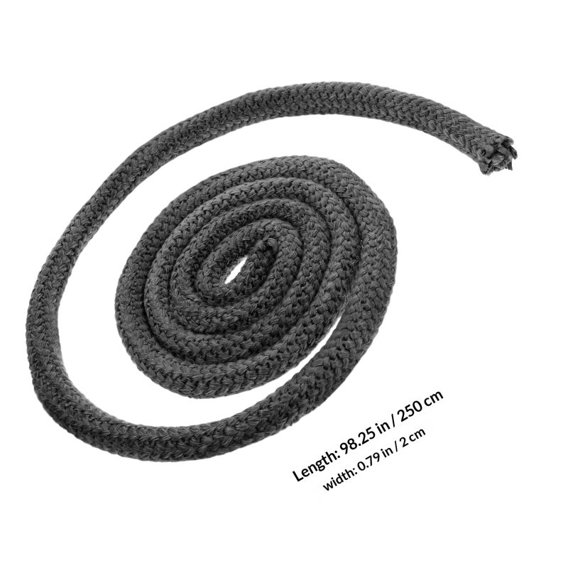 Stove Gasket Rope: Fiberglass Rope Seal - 20mmx2.5m Stove Door Gasket - Fireproof Insulation Fireplace Sealing Accessory - Image 2