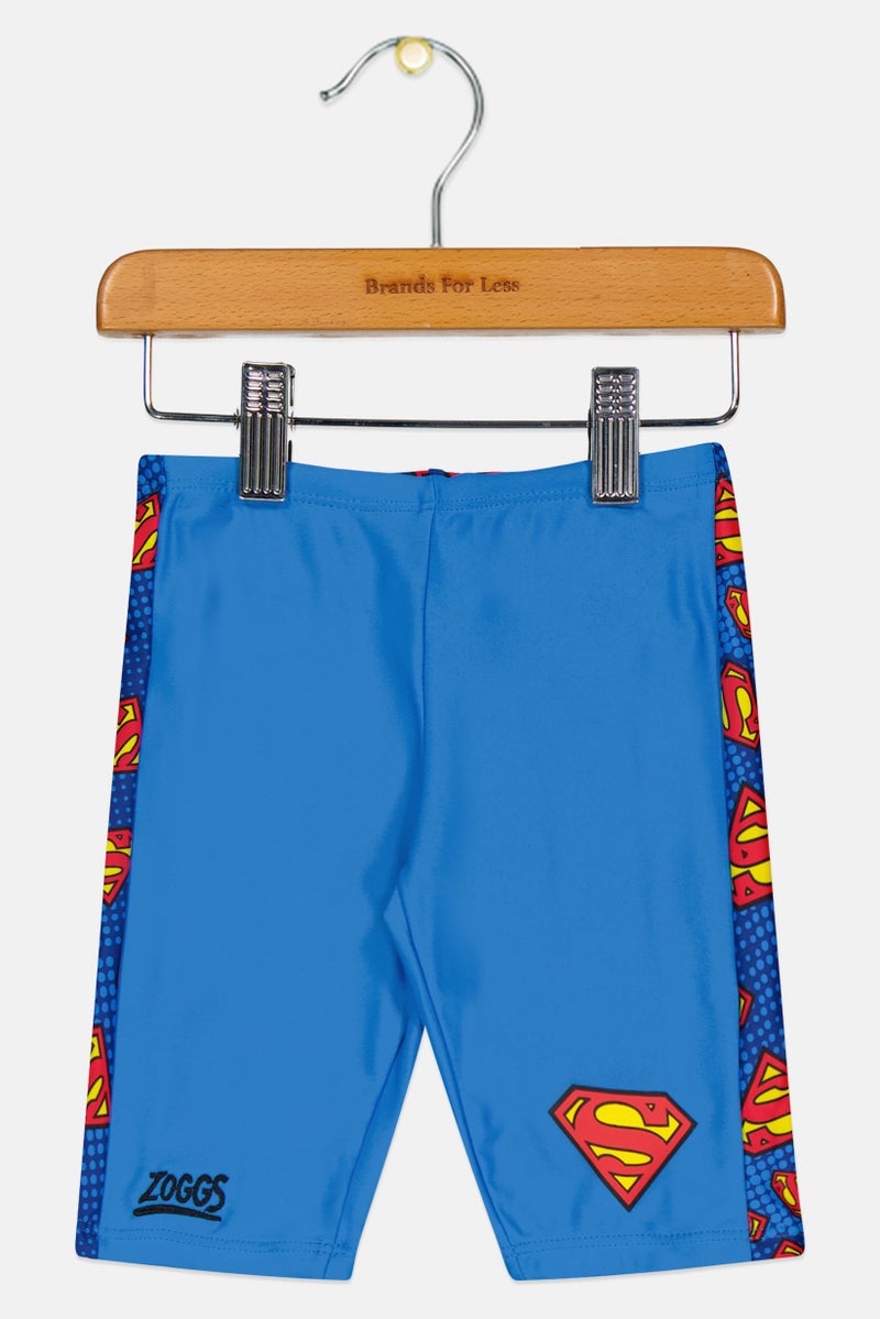 Zoggs x Superman Toddlers Boy Graphic Print Jammer Shorts, Multicolor - Image 1