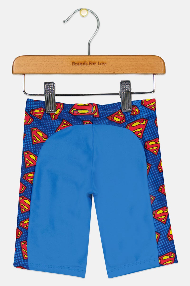 Zoggs x Superman Toddlers Boy Graphic Print Jammer Shorts, Multicolor - Image 2