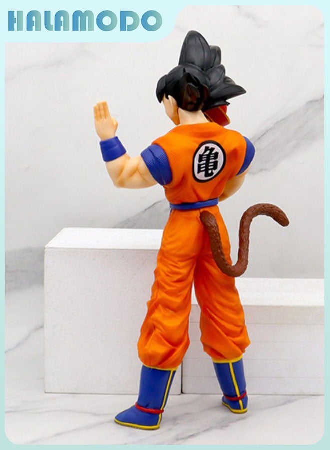هالامودو التنين الكرة سوبر سايان روك العملاق يقف الأب وابنه غوكو دمية ، 30 سم عالية ، هدية عيد ميلاد مثالية وسام سطح المكتب الساحرة - Image 5