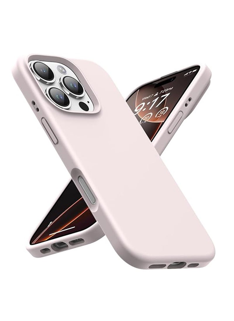 X-level Compatible with iPhone 16 Pro Case,Liquid Silicone Back Cover,Full Body Protective Cover,Shockproof Slim Phone Case Anti-Scratch Soft Microfiber Lining 6.3 inch Pink  - Image 1